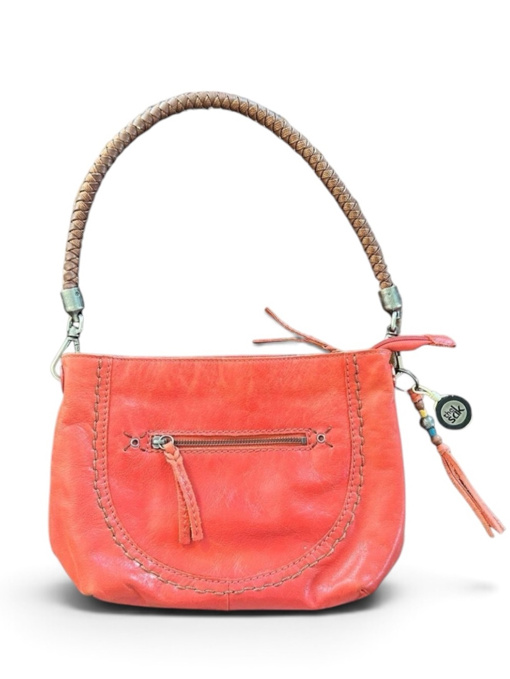 The Sak Bonfire Leather Sparkle Indio Demi Hobo Bag